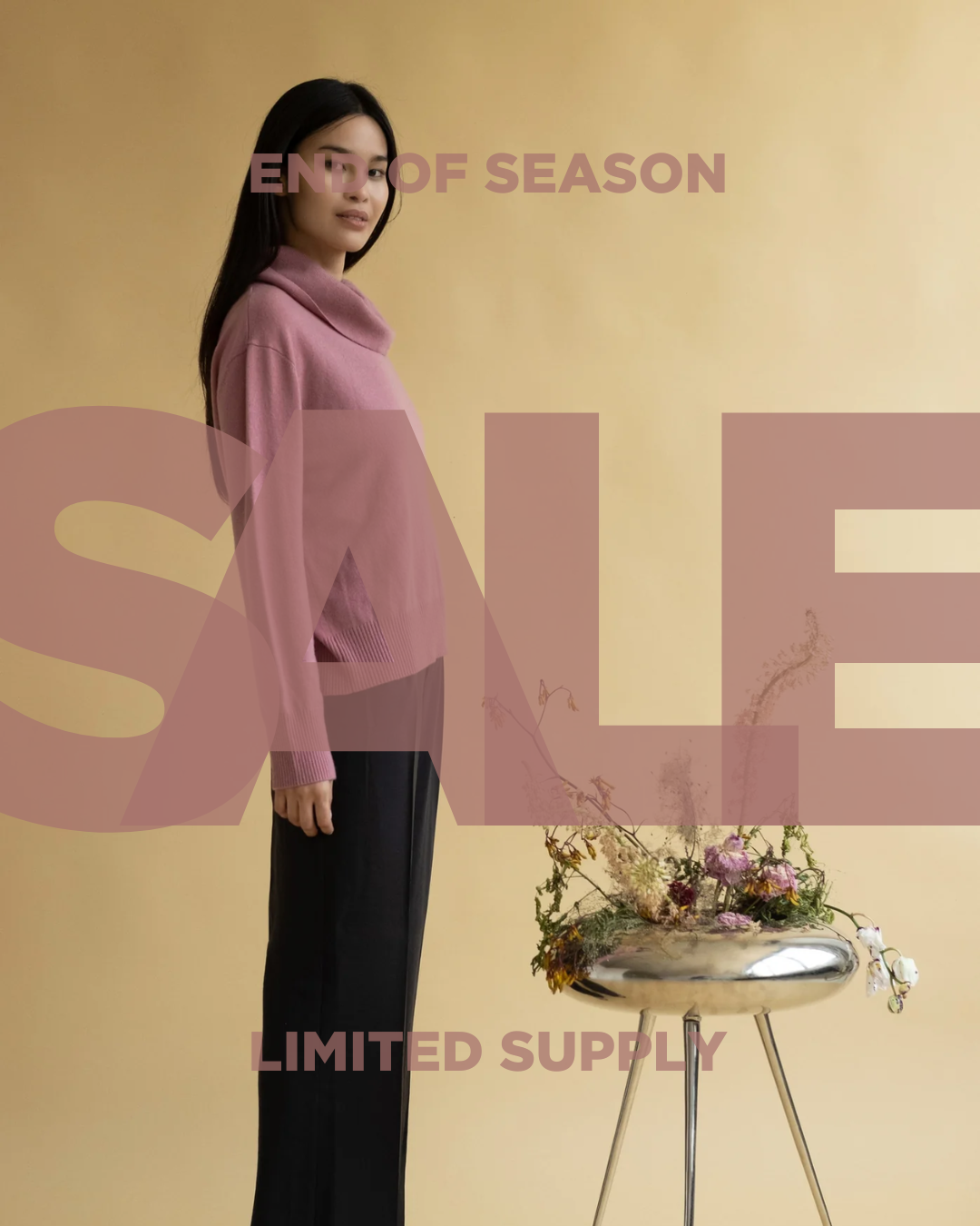 2025 Warehouse Sale – Luxury Cashmere, Wool & Cotton at Exclusive Prices