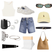 Lewis Bamboo Ribbed Crop Boyfriend Tank