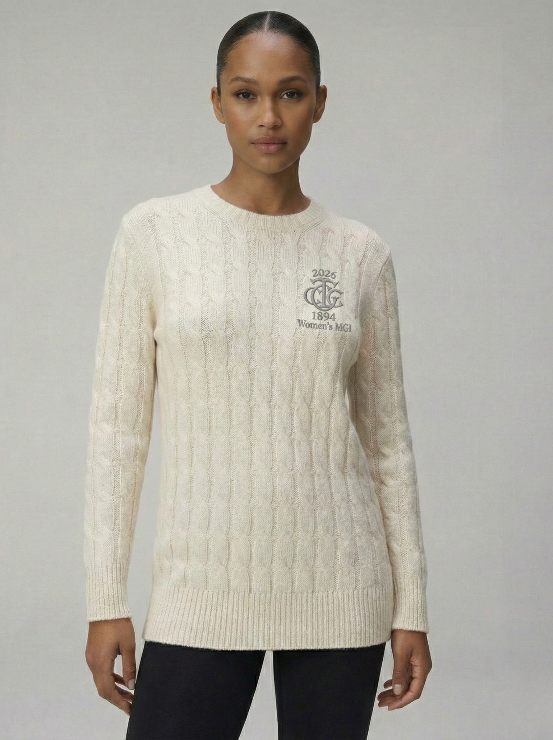 Chunky Knit Crewneck — TGC Women's MGI