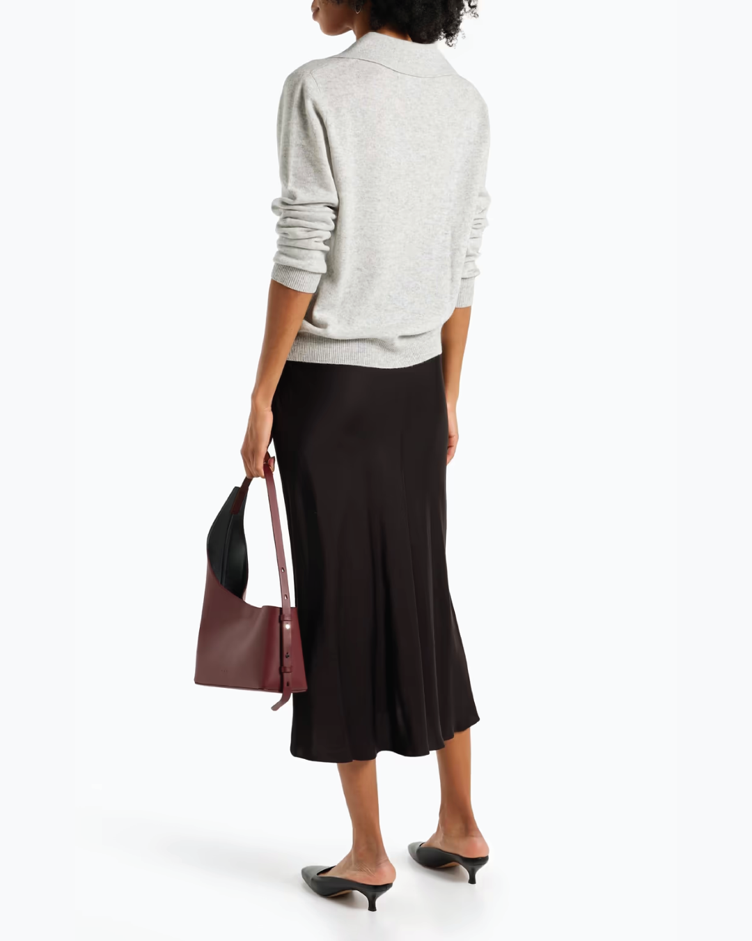 100% Washable Silk Maxi Skirt