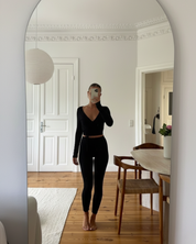 100% Cashmere V Neck Ballet Wrap Sweater