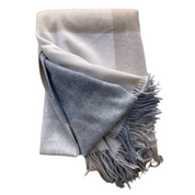 Australian Wool Oversize Check Throw Blanket