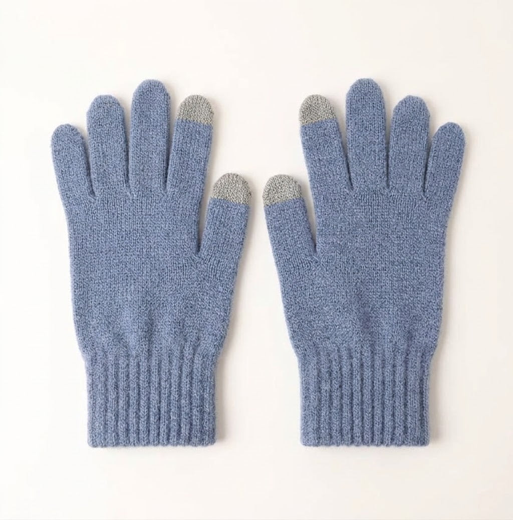 Cashmere Unisex Cuff Gloves