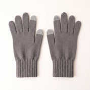 Cashmere Unisex Cuff Gloves