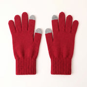 Cashmere Unisex Cuff Gloves
