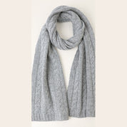 Cashmere Cable Knit Scarf