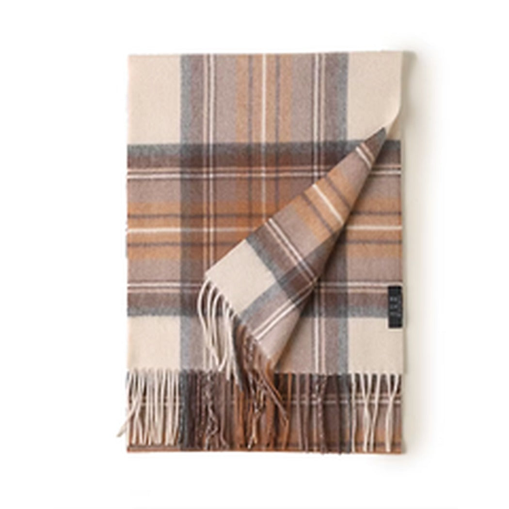 Cashmere Tartan Woven Scarf
