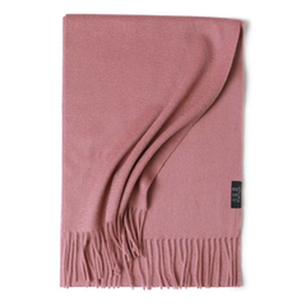Cashmere Solid Woven Scarf