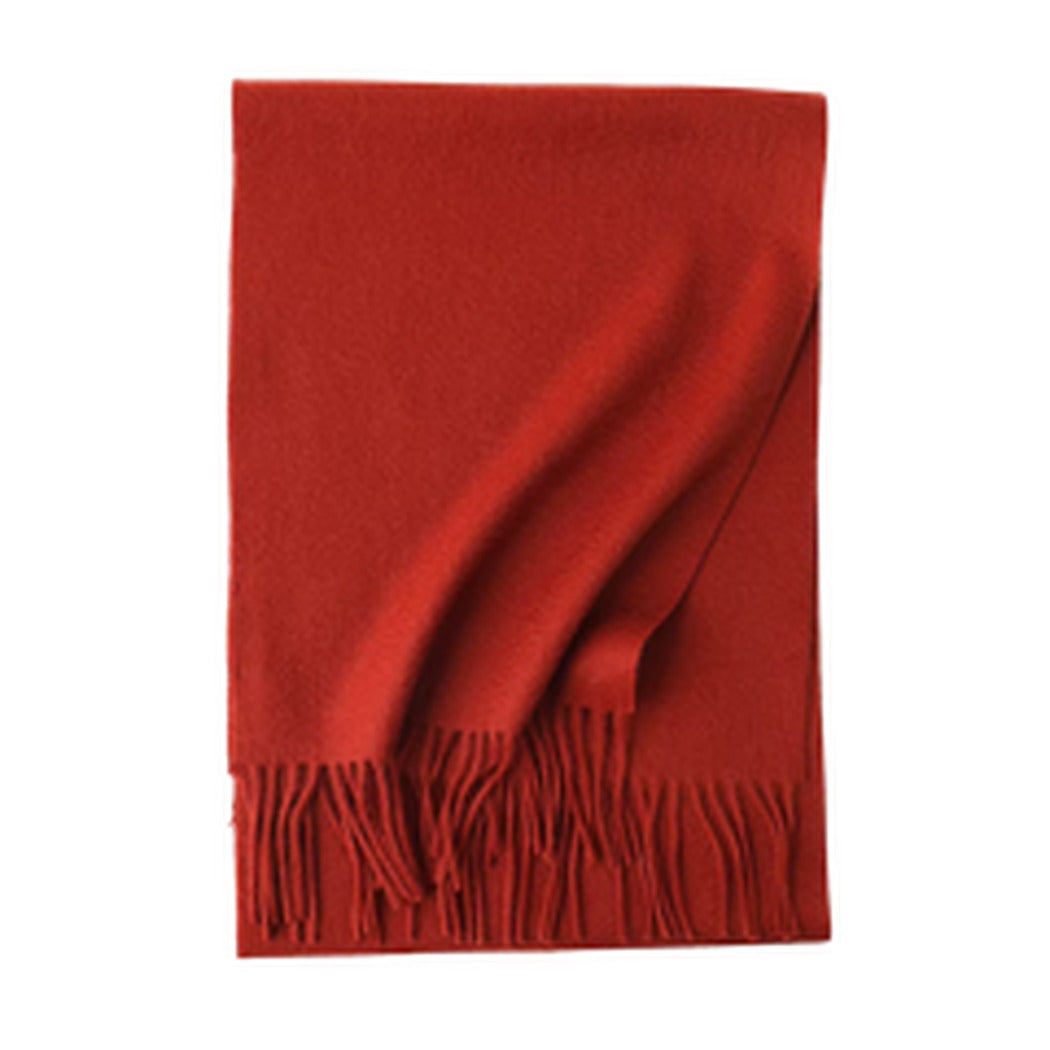 Cashmere Solid Woven Scarf