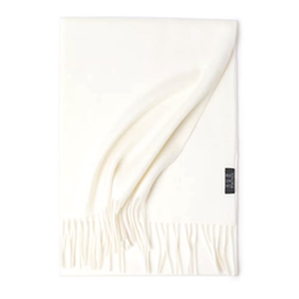 Cashmere Solid Woven Scarf