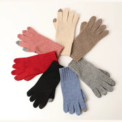 Cashmere Unisex Cuff Gloves