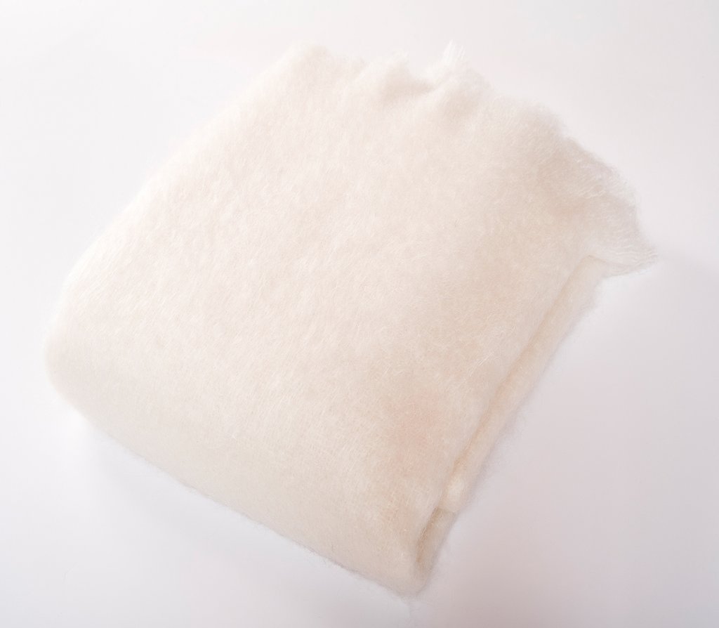 Karen Thomas Mohair Fringe Throw - Thumbnail 3