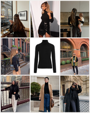 Classic Fitted Turtleneck Sweater - 100% Cashmere