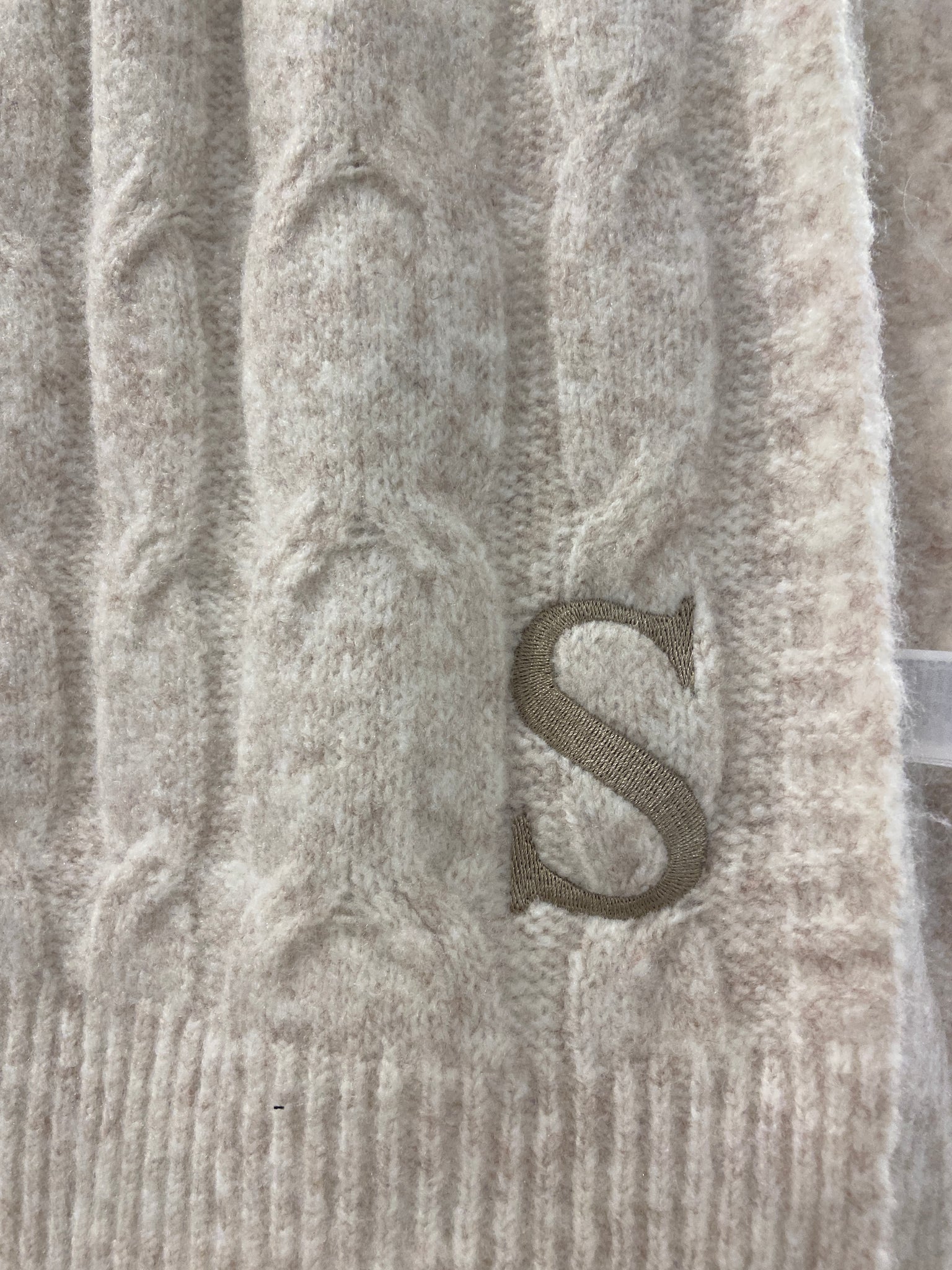 100% Cashmere Cable Knit Throw Blanket – Karen Thomas