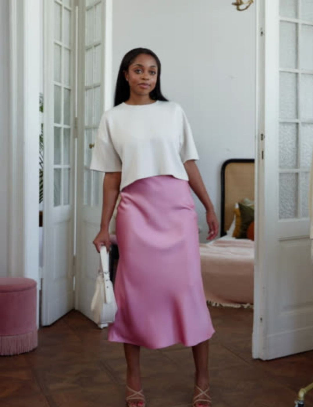 100% Washable Silk Maxi Skirt