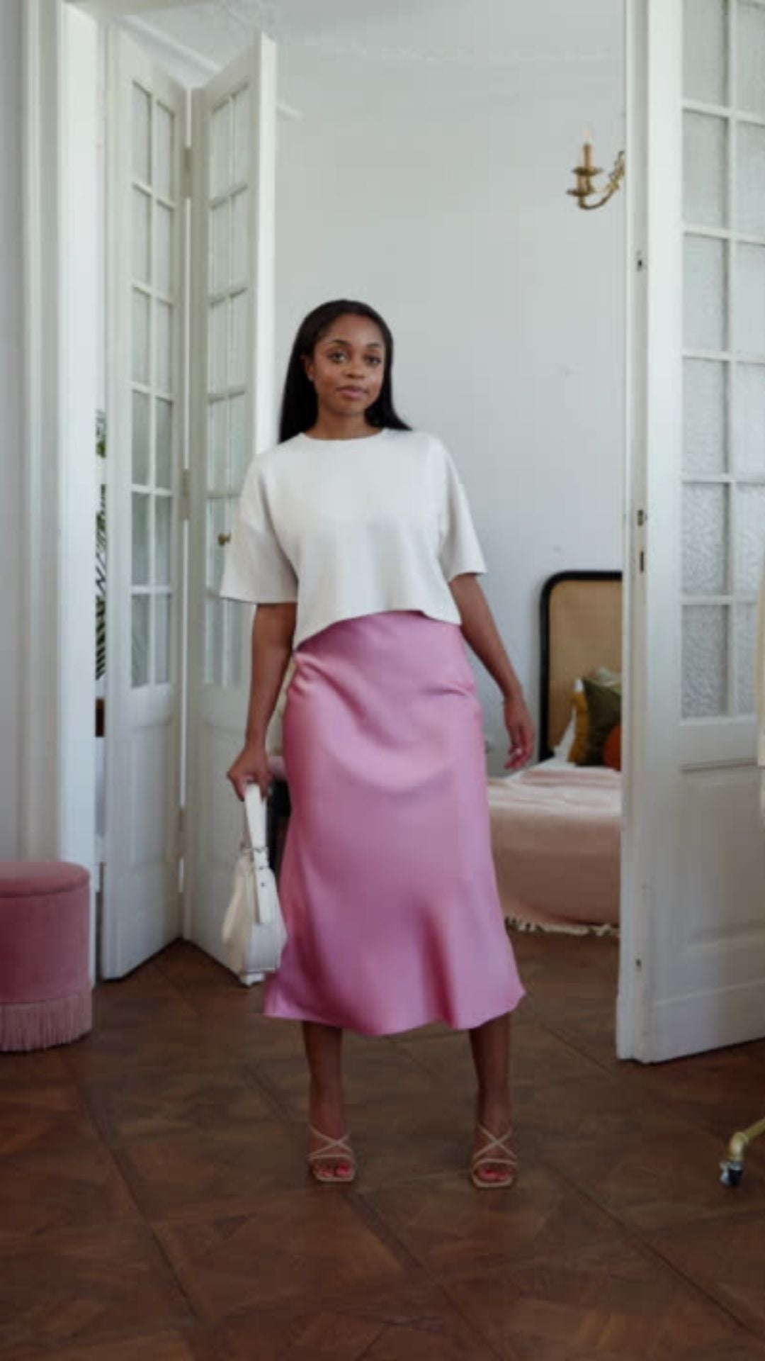 100% Washable Silk Maxi Skirt