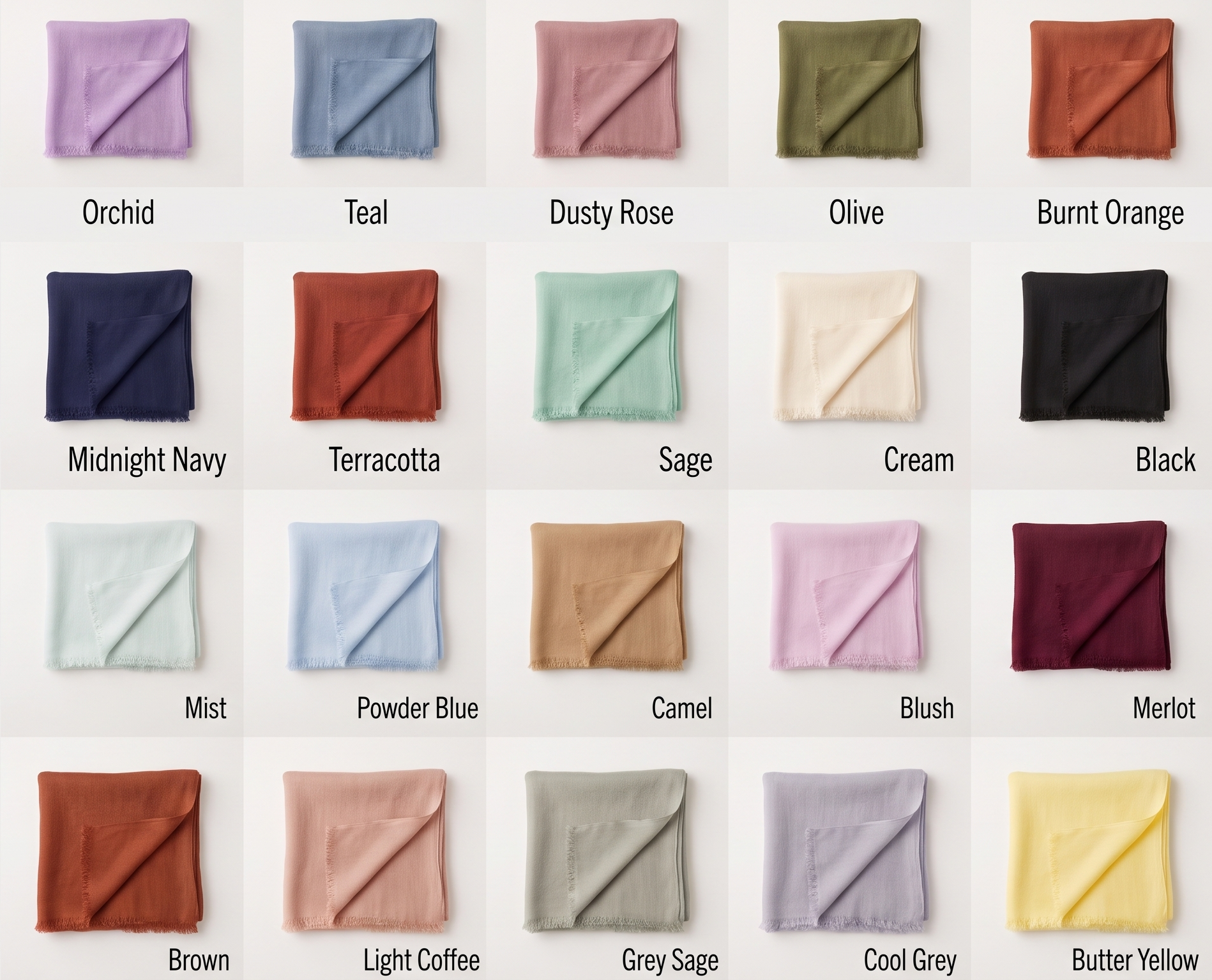 Lightweight Cashmere Spring/Summer Pashmina Wrap