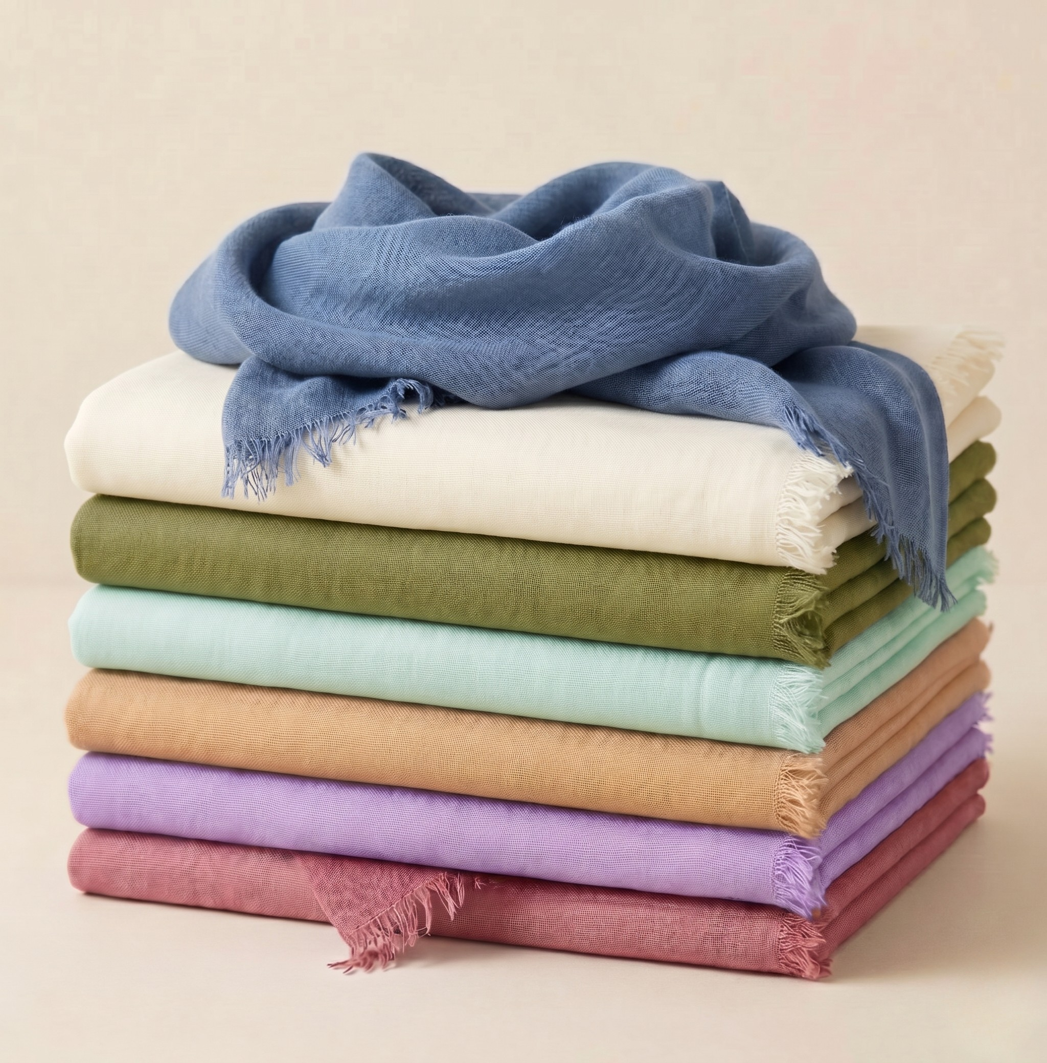 Lightweight Cashmere Spring/Summer Pashmina Wrap