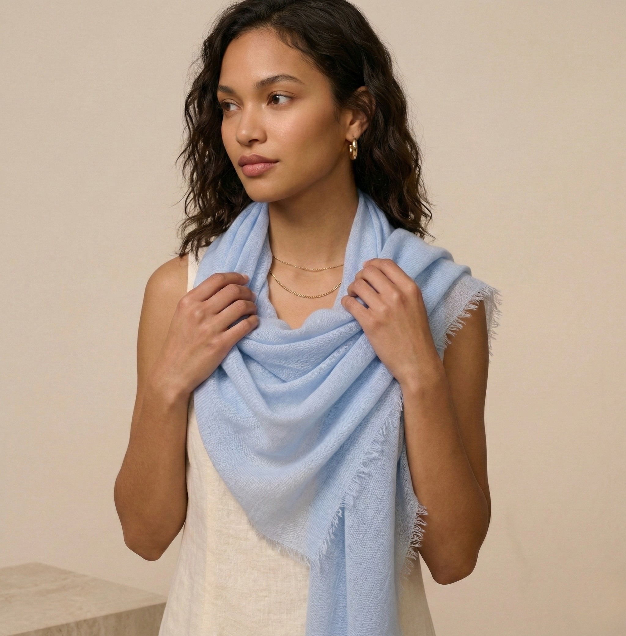 Preorder Lightweight Cashmere Spring/Summer Pashmina Wrap