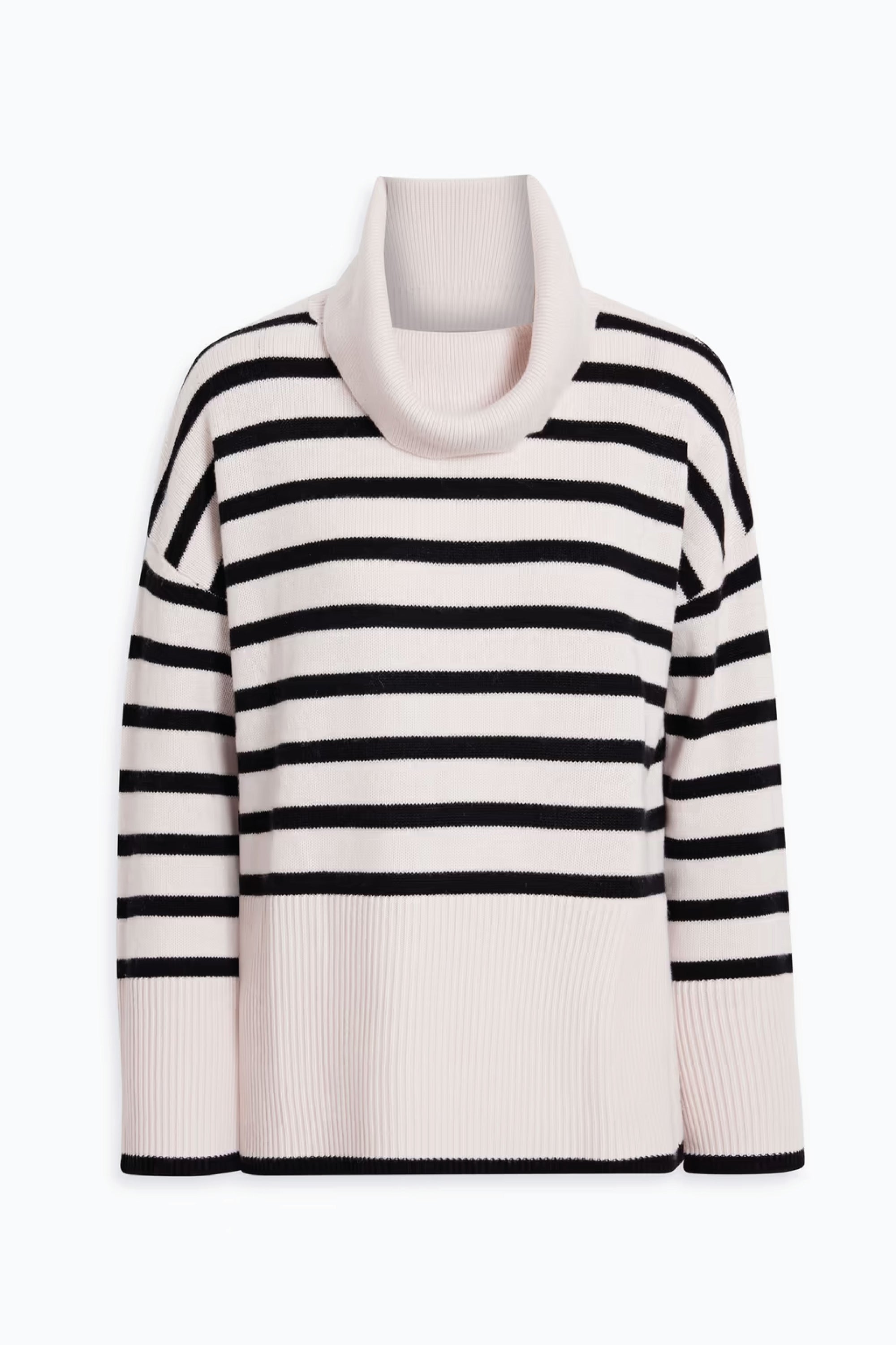 Oversize Stripe Turtleneck Sweater (Warehouse Sale)