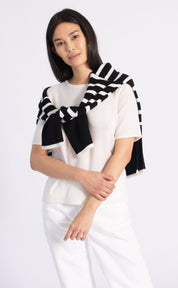 Crewneck Short Sleeve Oversize Cashmere Sweater