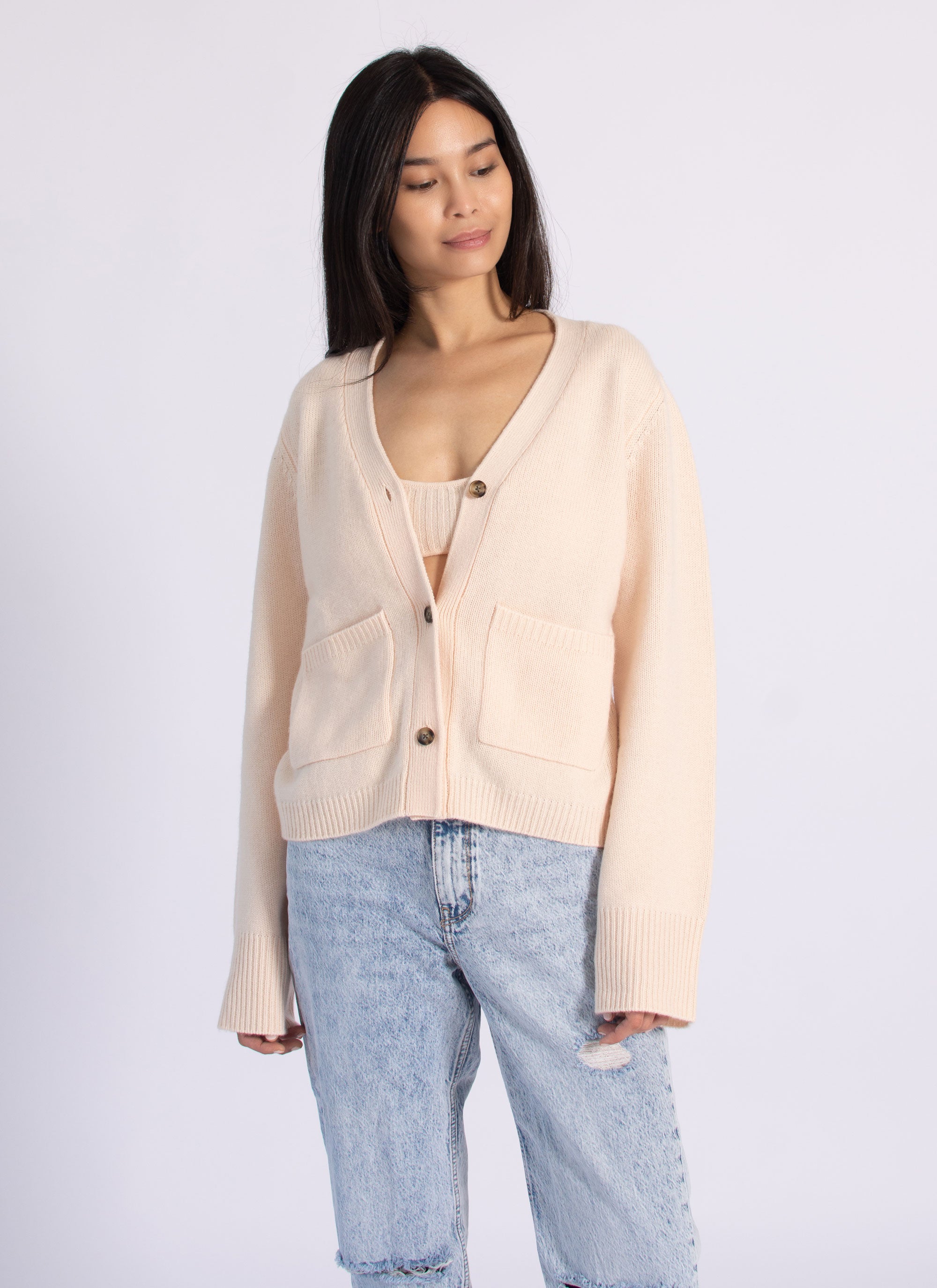 Button Pocket Cardigan