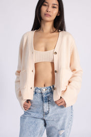 Button Pocket Cardigan