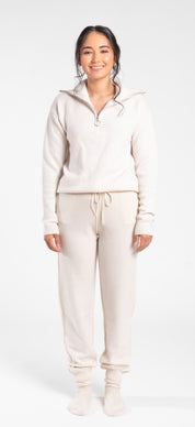 Cashmere Half-zip Pullover Sweater