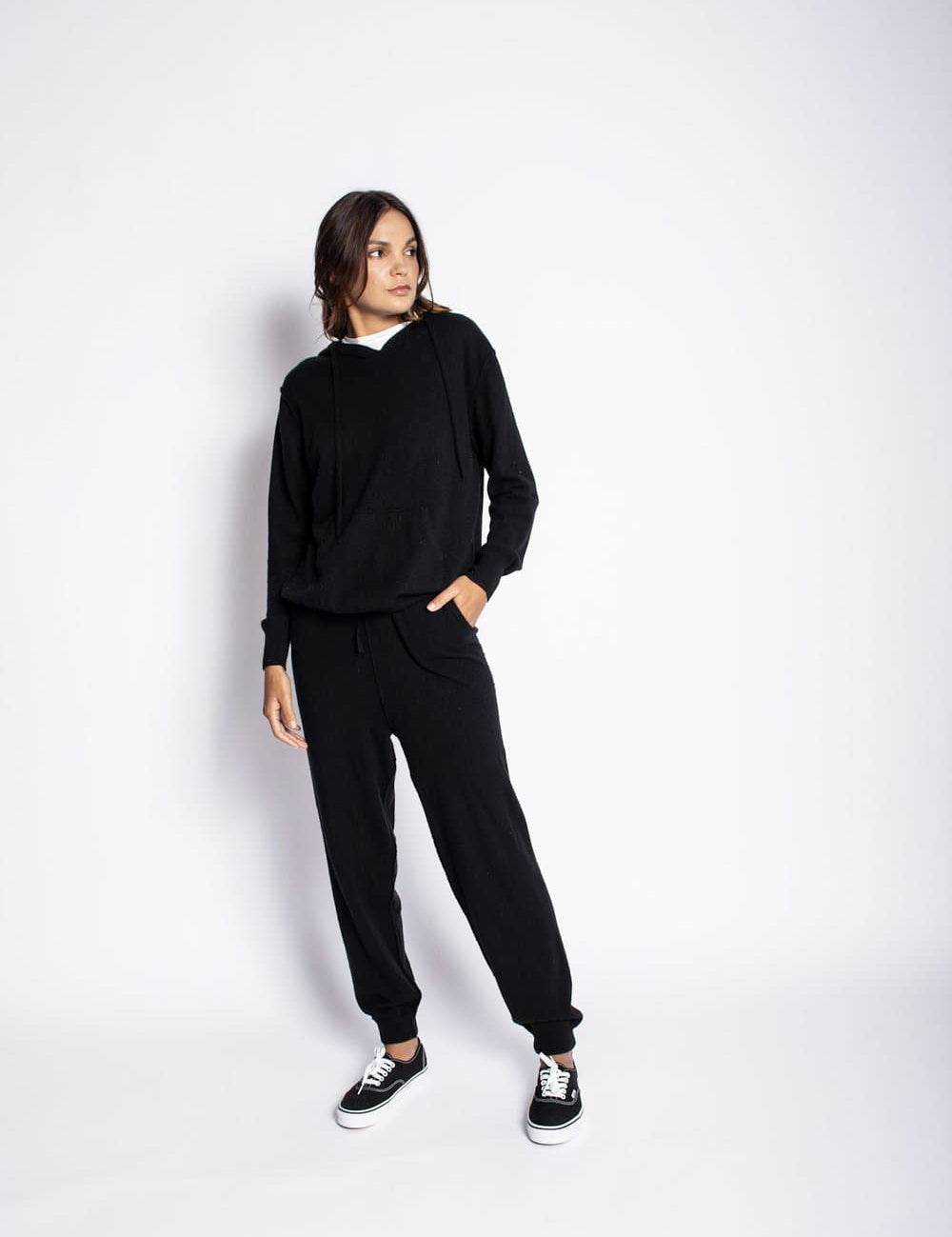 Cashmere Loungewear Sweatsuit Two Piece Set