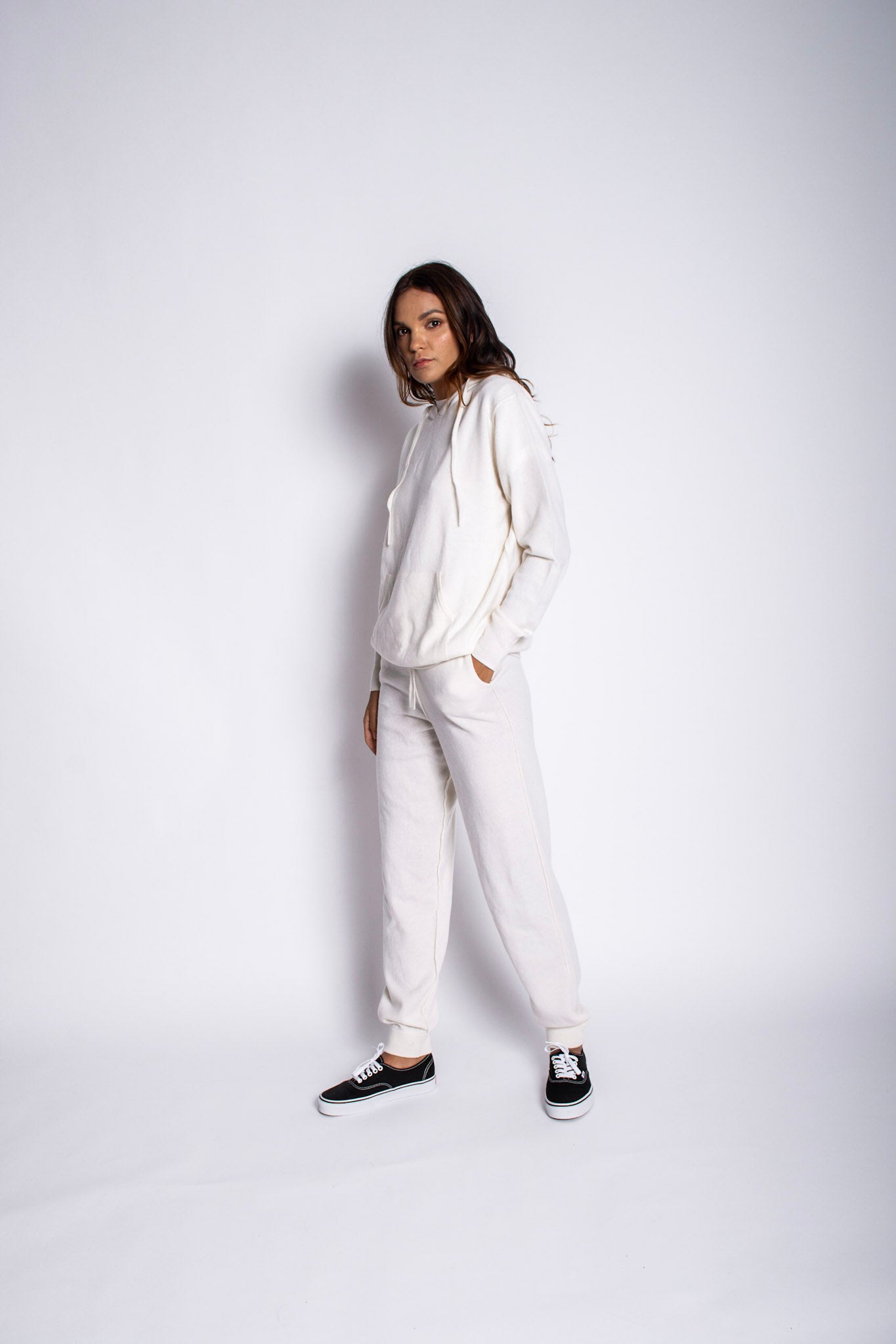 Cashmere Loungewear Sweatsuit Two Piece Set
