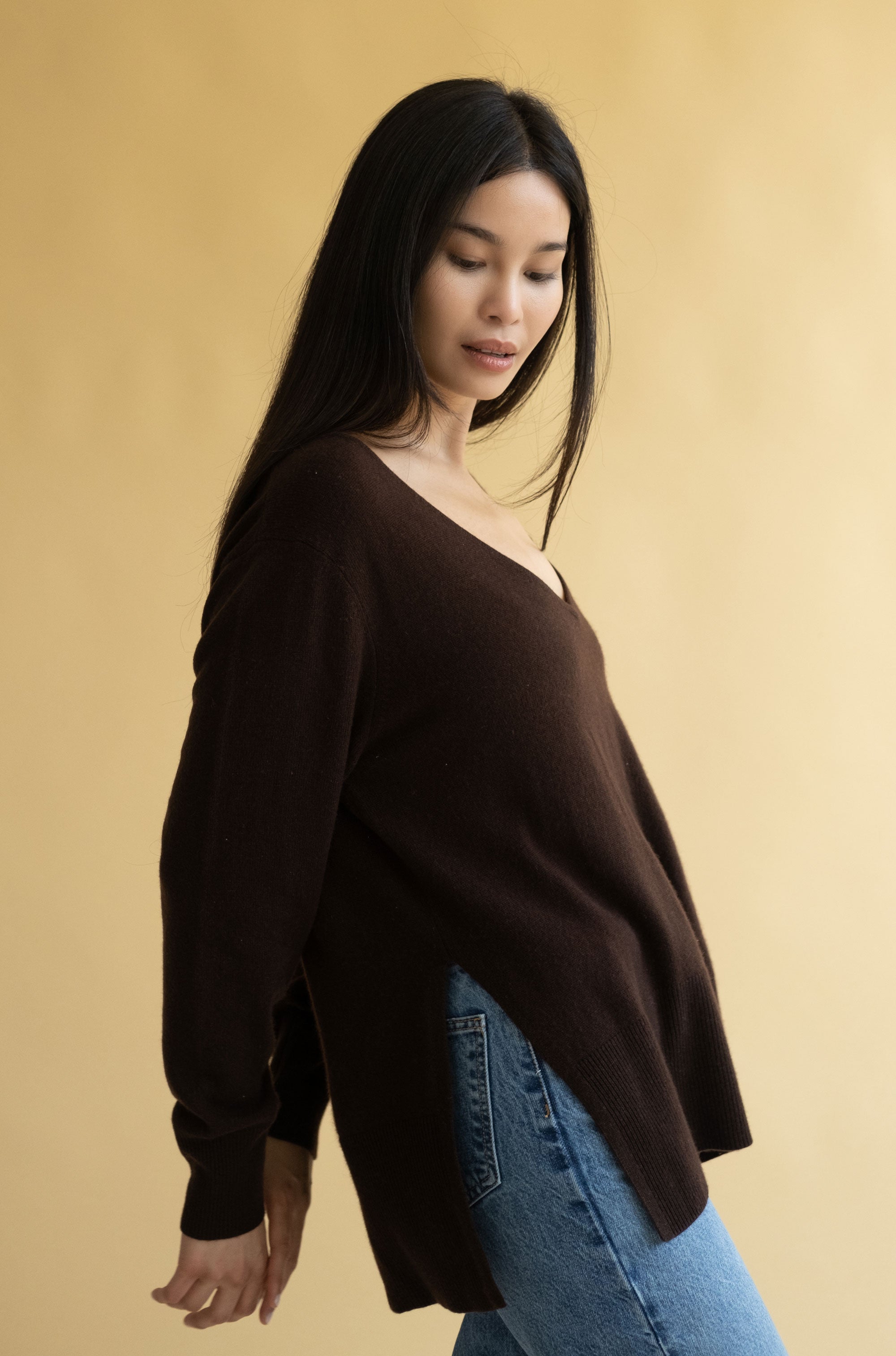 Oversize V neck Sweater