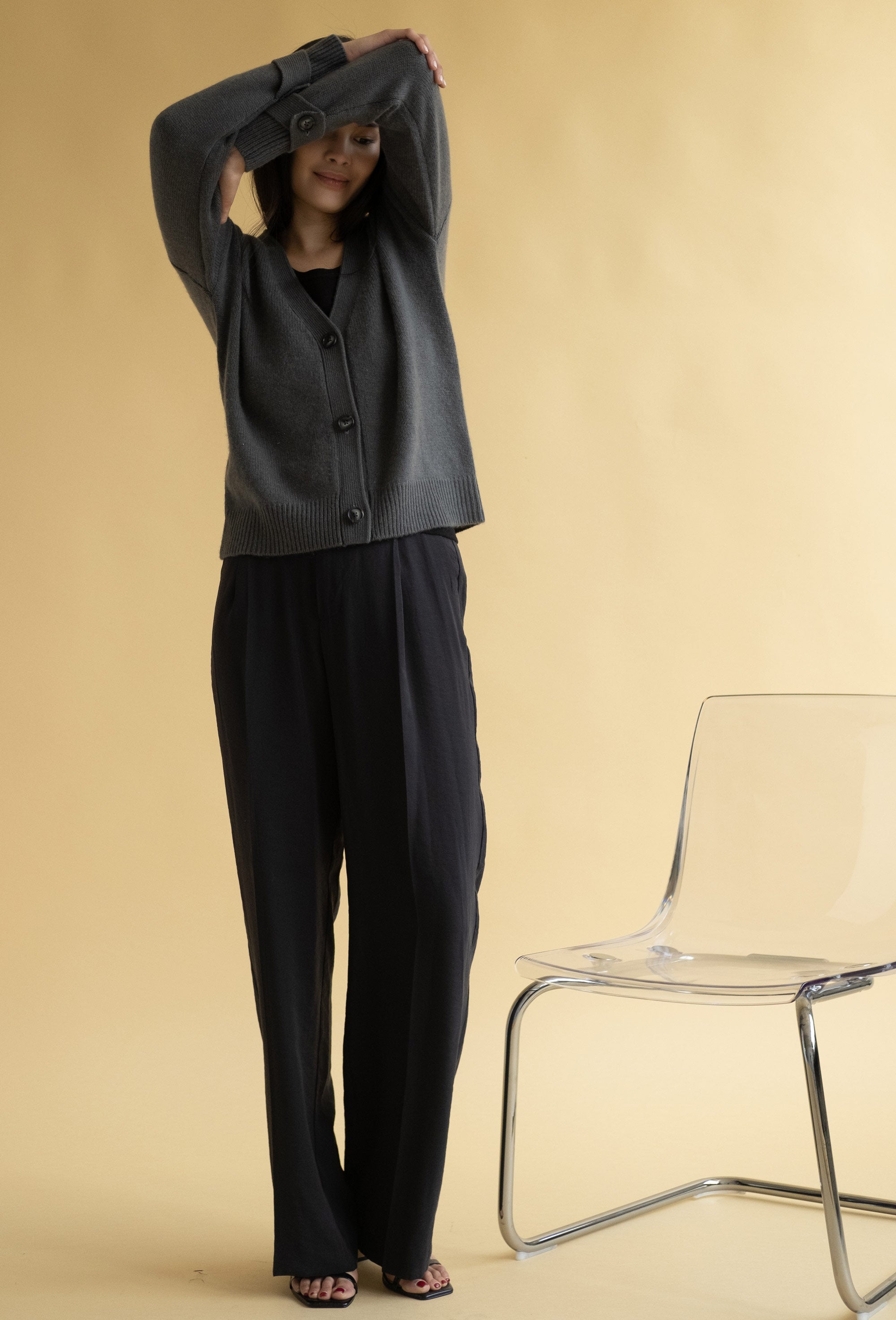 Classic Button-up Cardigan (Warehouse Sale)