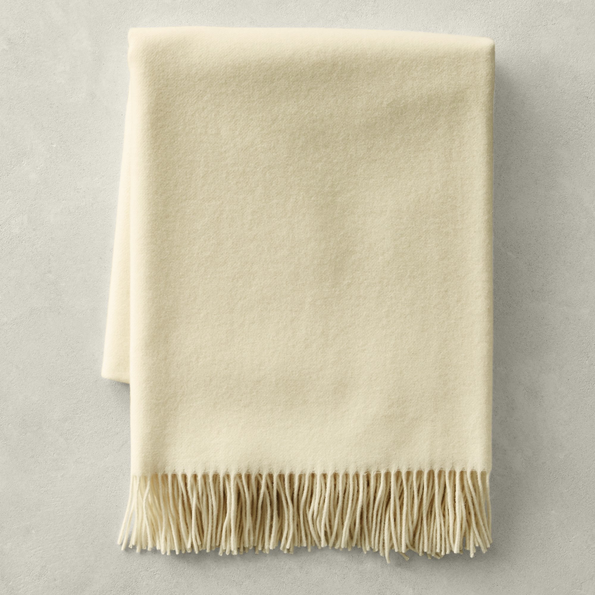 Solid Cashmere Throw Blanket