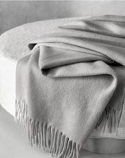 Solid Cashmere Throw Blanket