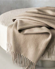 Solid Cashmere Throw Blanket